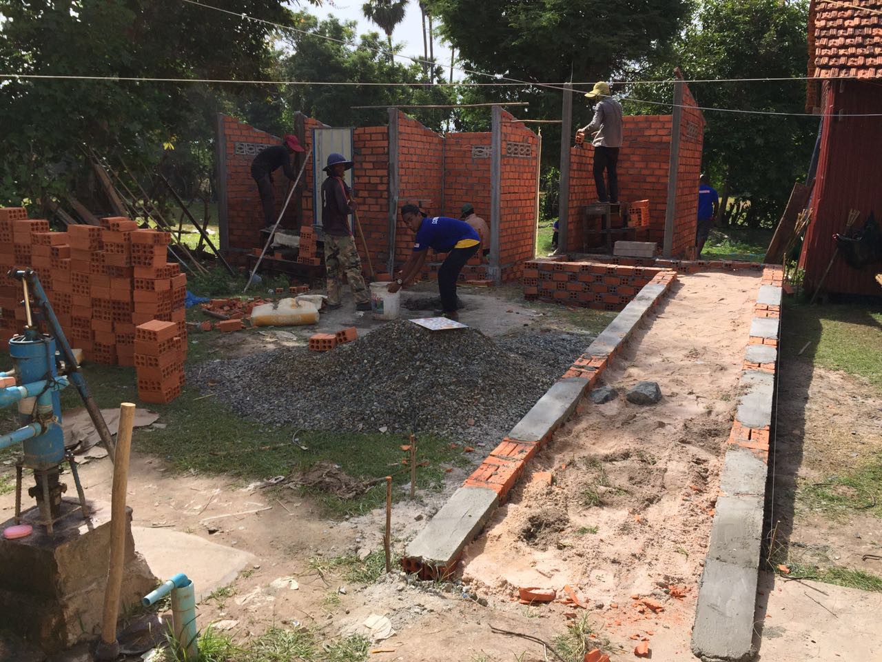 Latrine Building Project with RWC