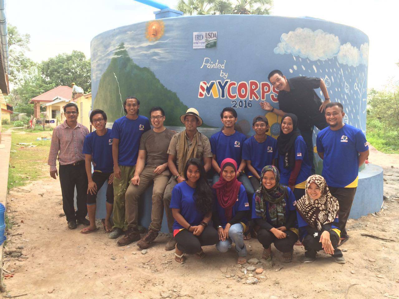 Water Catchment and Latrine Building Project with RWC
