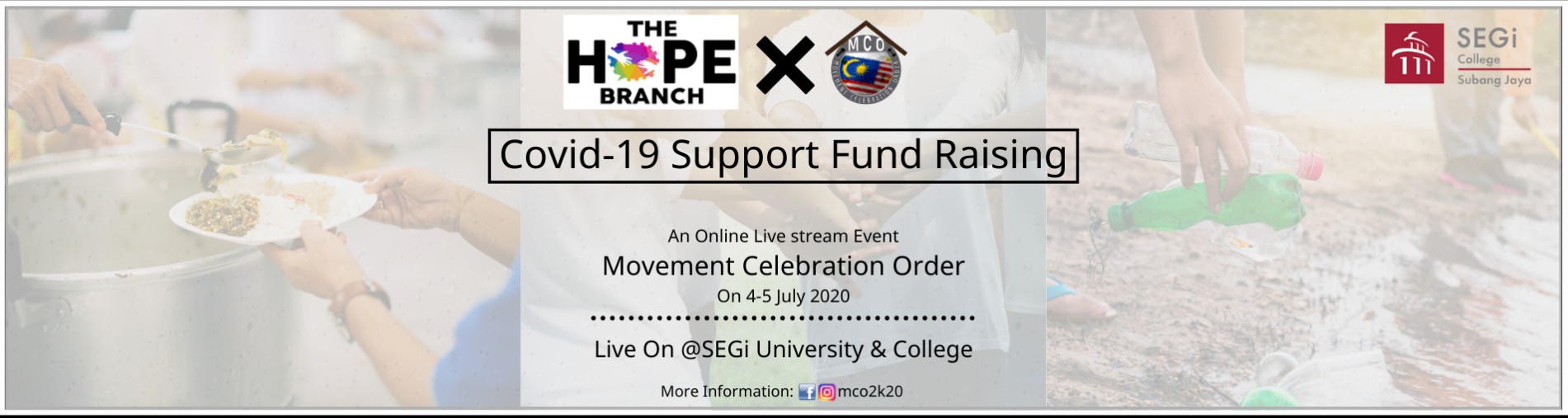 SEGi Online Fundraising Event for the Hope Branch Initiative