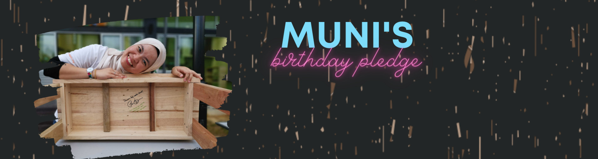 Muni's 2020 birthday pledge!