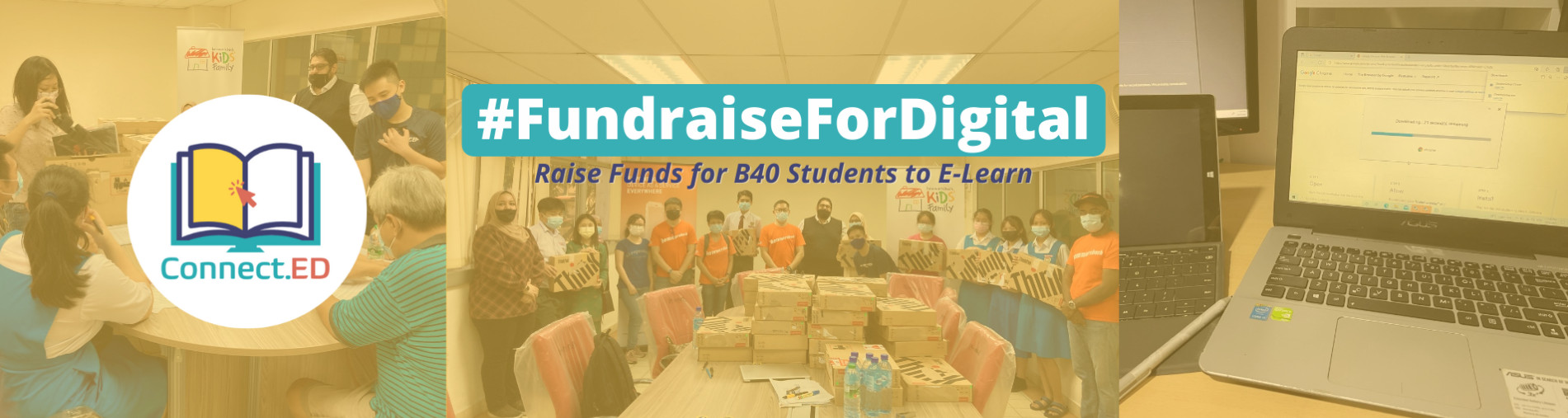 #FundraiseForDigital: Raise Funds for B40 Students to E-Learn