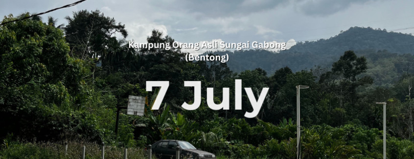 Mapping Kampung Orang Asli Sungai Gabong (Bentong, Pahang)