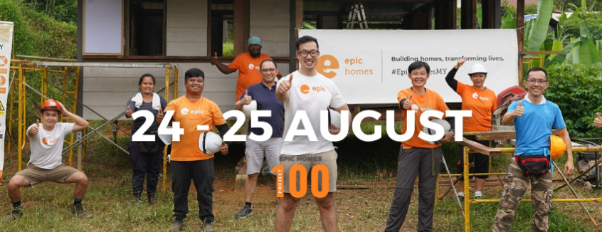 Build EPIC Homes on 24th - 25th August