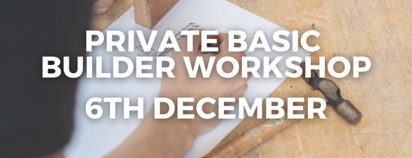 6th December 2024 Private Basic Builder Workshop For PPG IT Volunteers