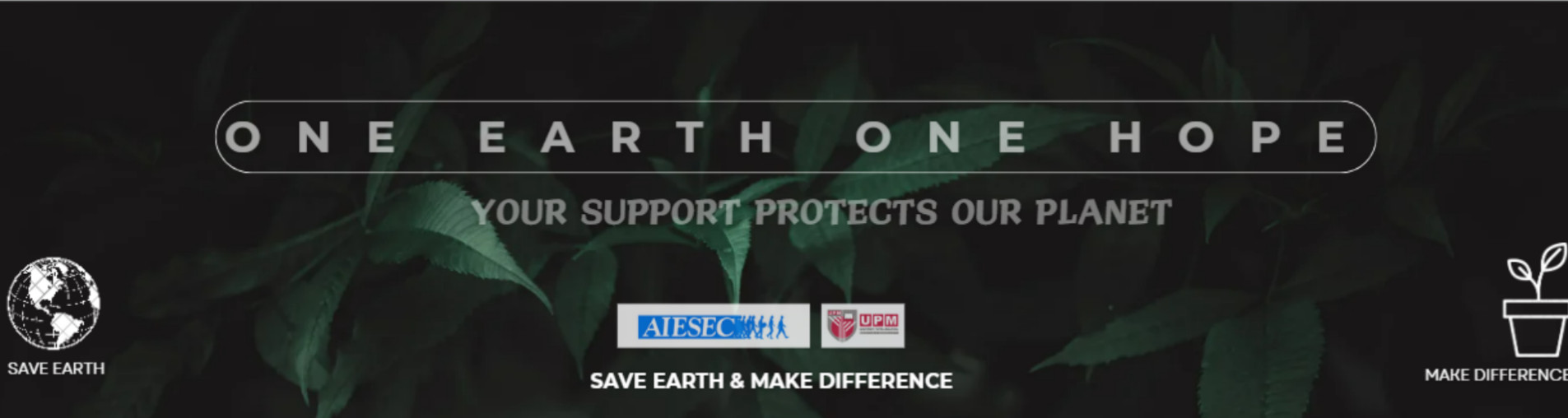 ONE EARTH ONE HOPE