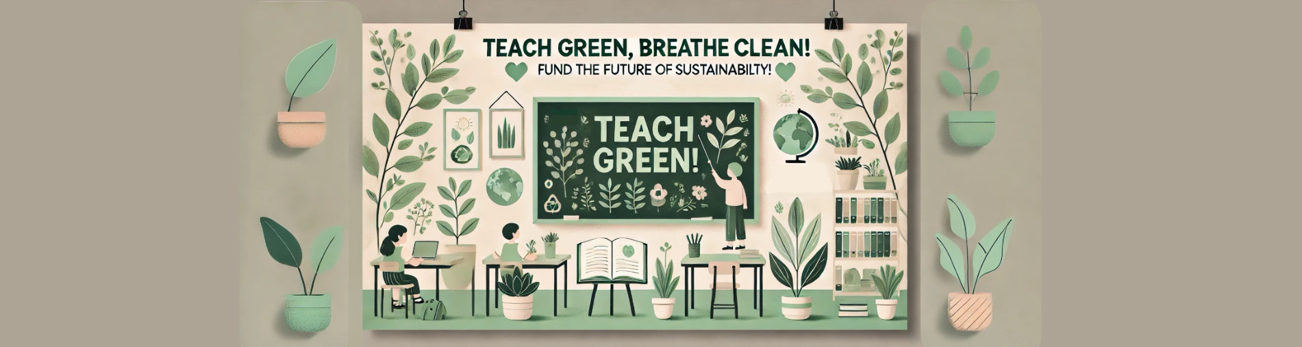 Teach Green, Breathe Clean! : Fund The Future Of Sustainability