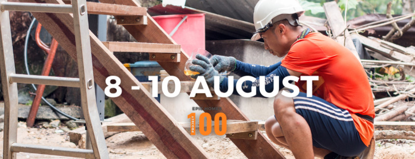 Build EPIC Homes on 8th - 10th August