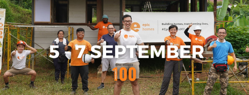Build EPIC Homes on 5th - 7th September