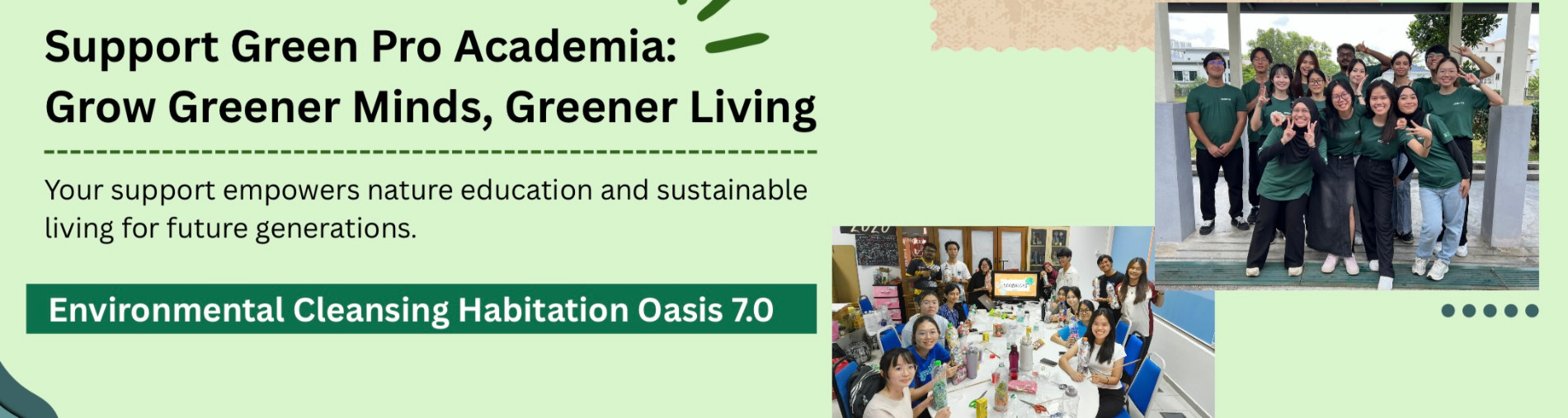 Support Green Pro Academia: Grow Greener Minds, Greener Living