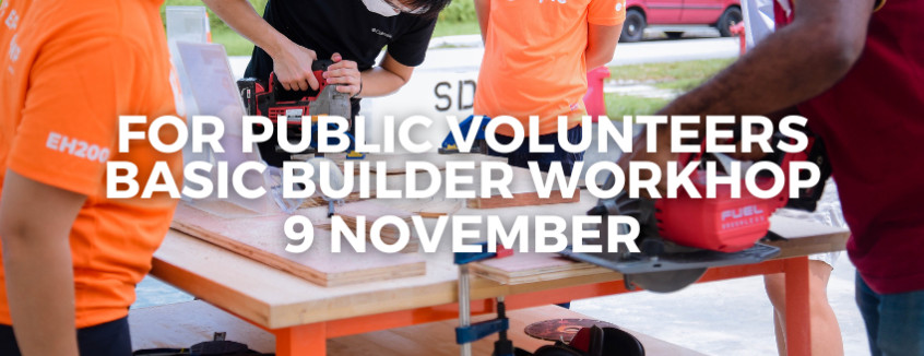 9 November Basic Builder Workshop 