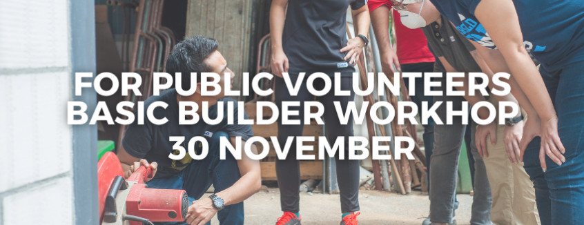 30 November Basic Builder Workshop 