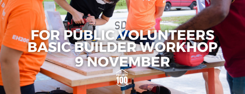 9 November Basic Builder Workshop 