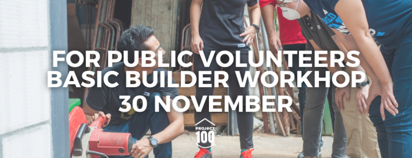 30 November Basic Builder Workshop 