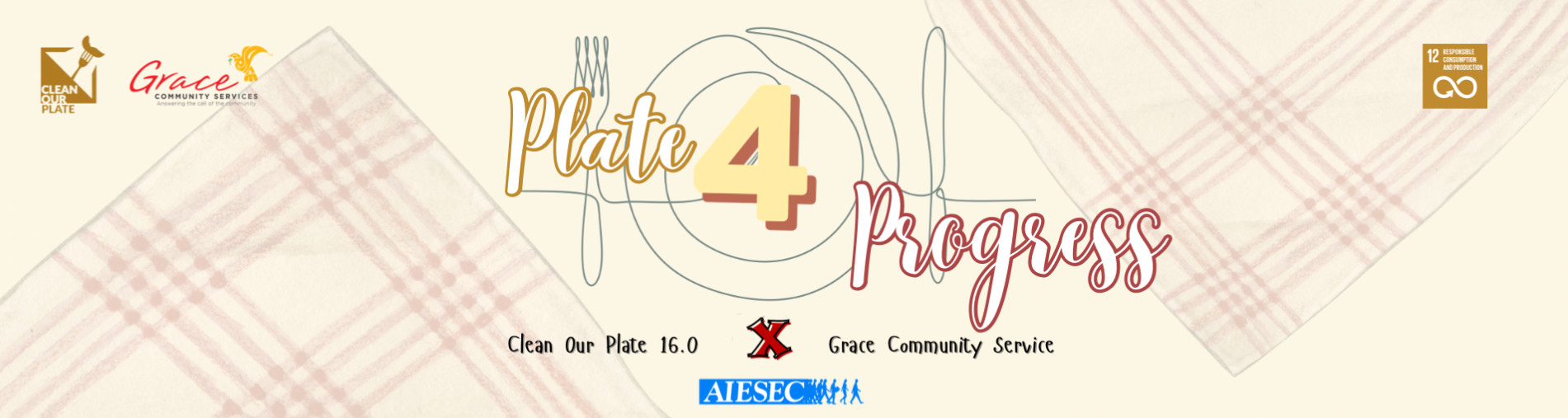 Plate 4 Progress : AIESEC in UPM X Grace Community Service