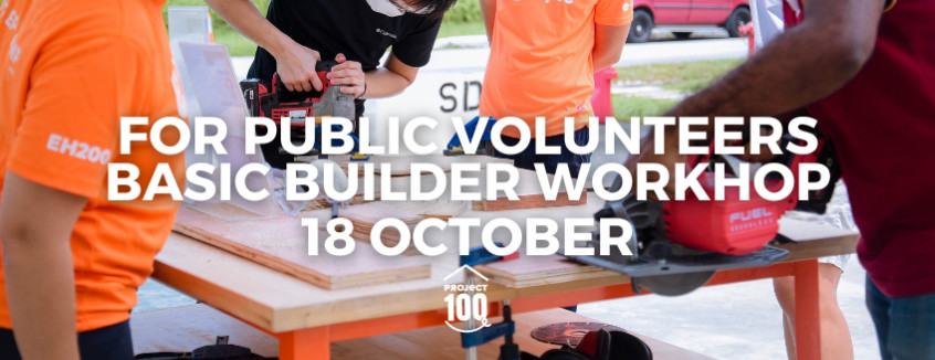 18 October Basic Builder Workshop 