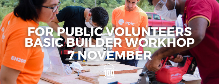 7 November Basic Builder Workshop 